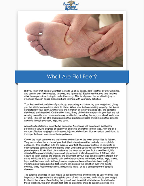 What are Flat Feet?